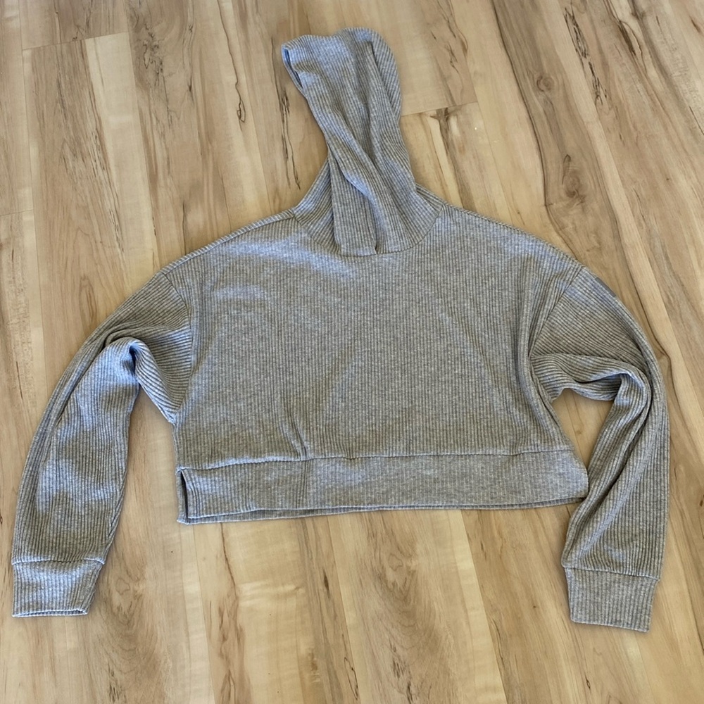 Hoody sweatshirt, cropped